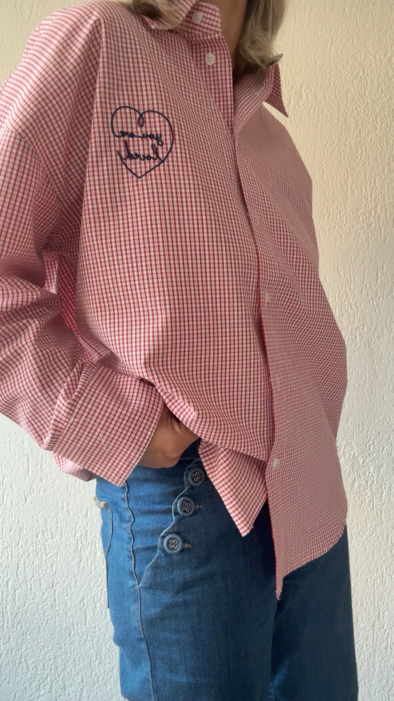 Camicia Loved red