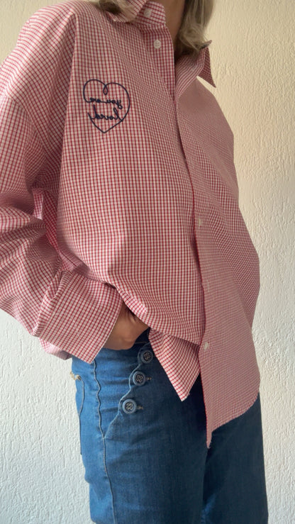 Camicia Loved red