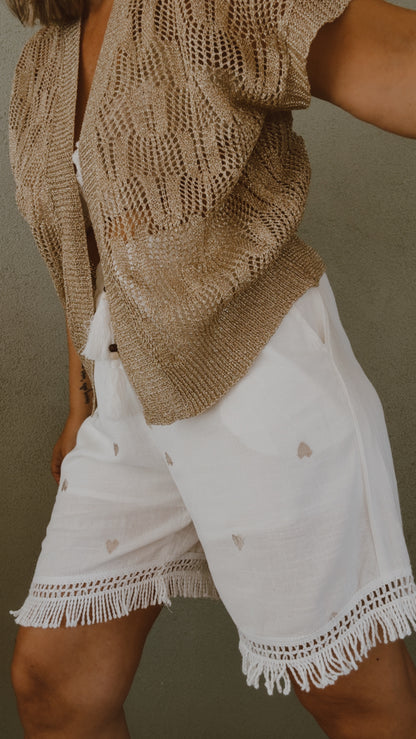 Pantaloncino Yoah white