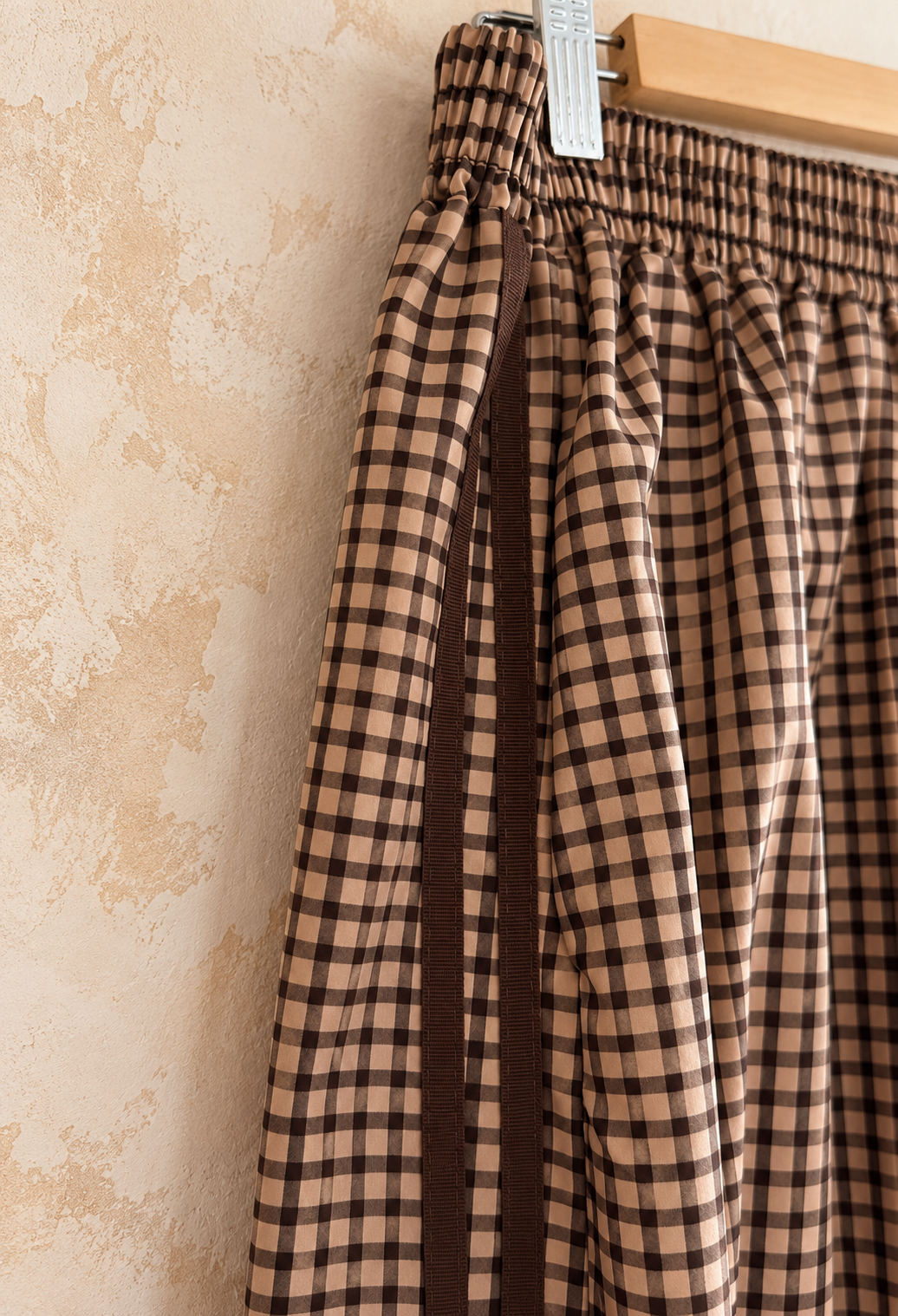 Pantalone Sarya check milkcafee