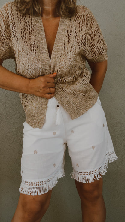 Pantaloncino Yoah white