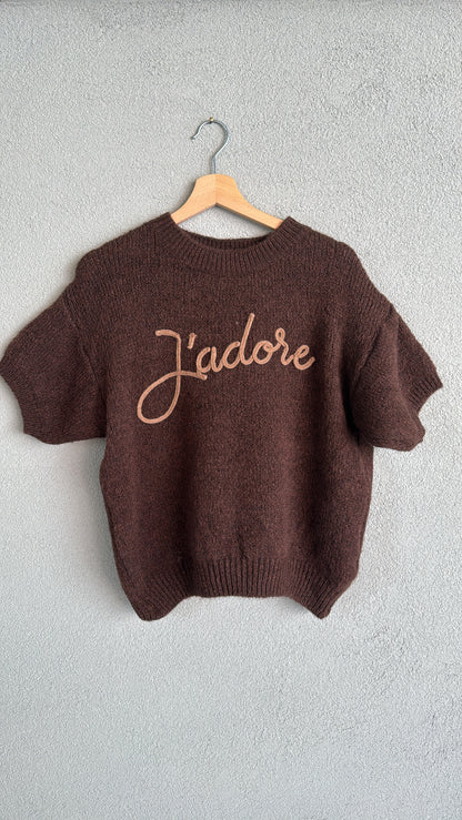 Maglia J'adore choco