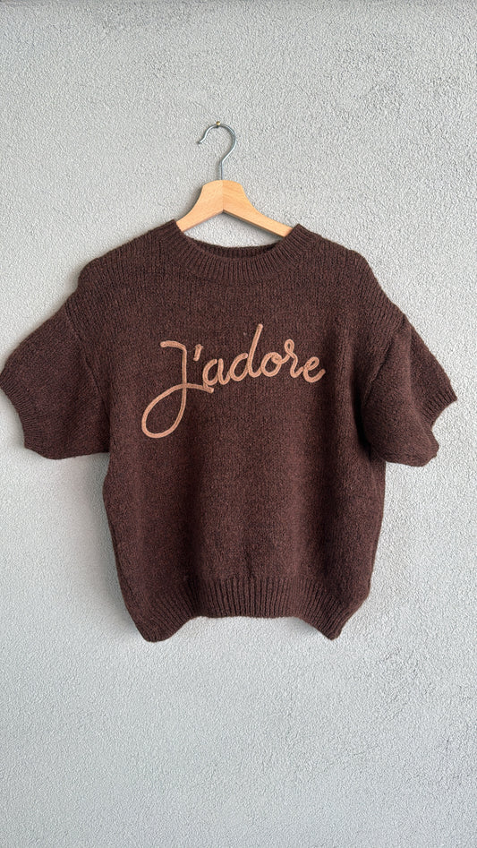 Maglia J'adore choco