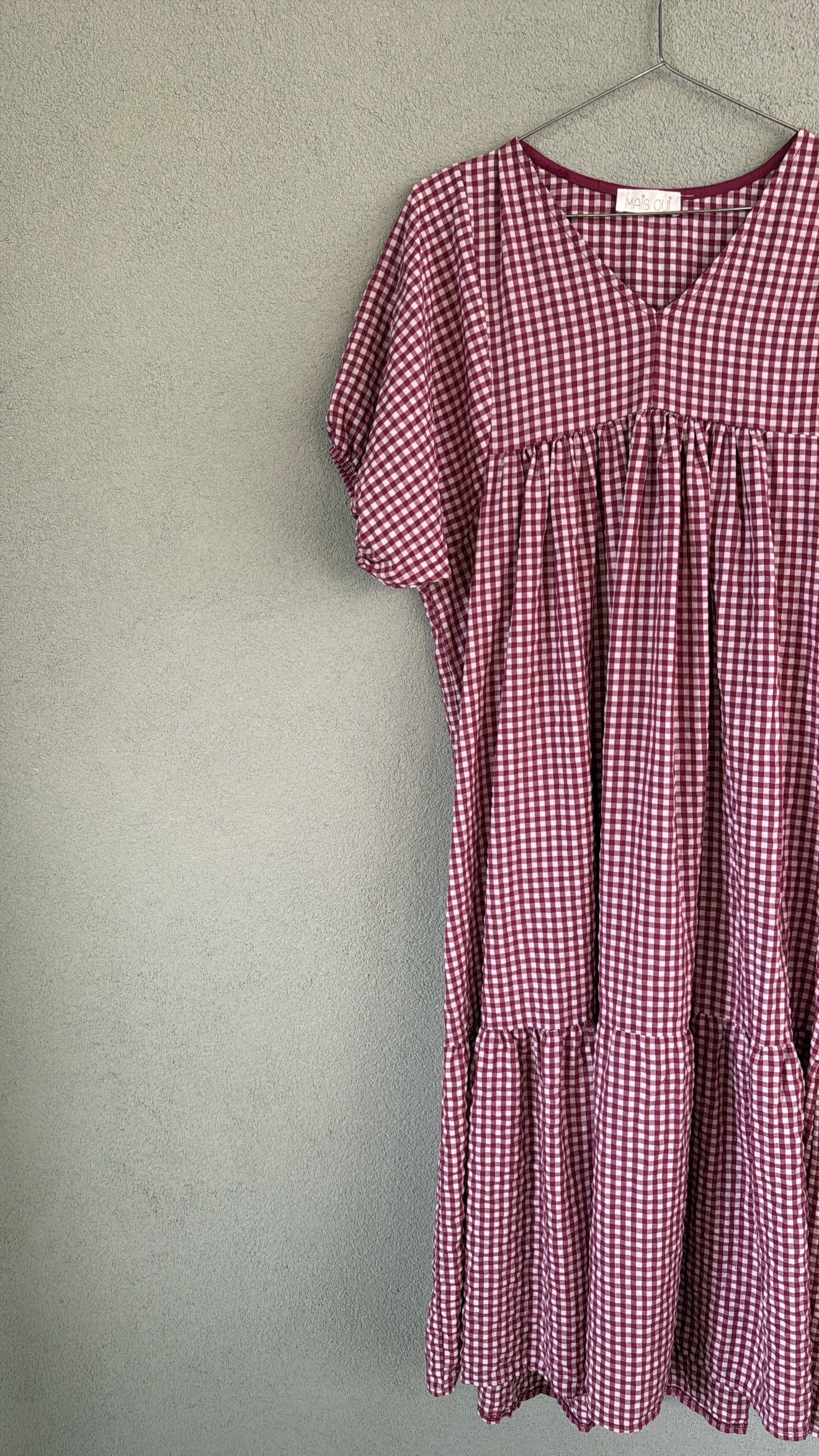 Abito Pic-nic check cherry