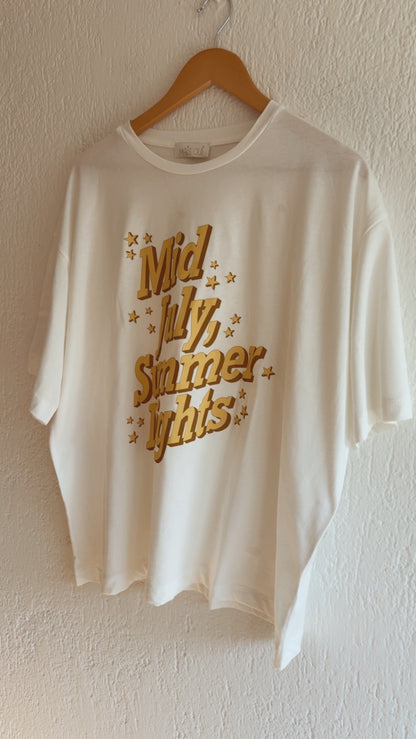 T-shirt Vintage white