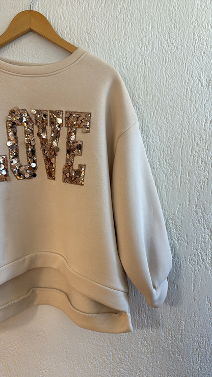 Felpa Sparkly natural
