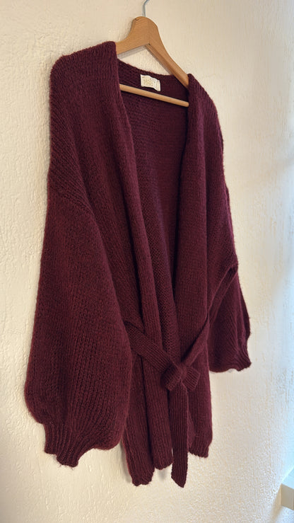 Cardigan Jasmine burgundy