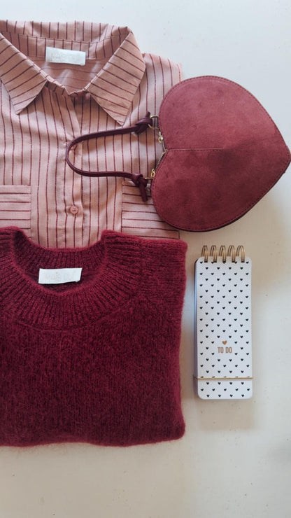 Maglia Bonnie Burgundy