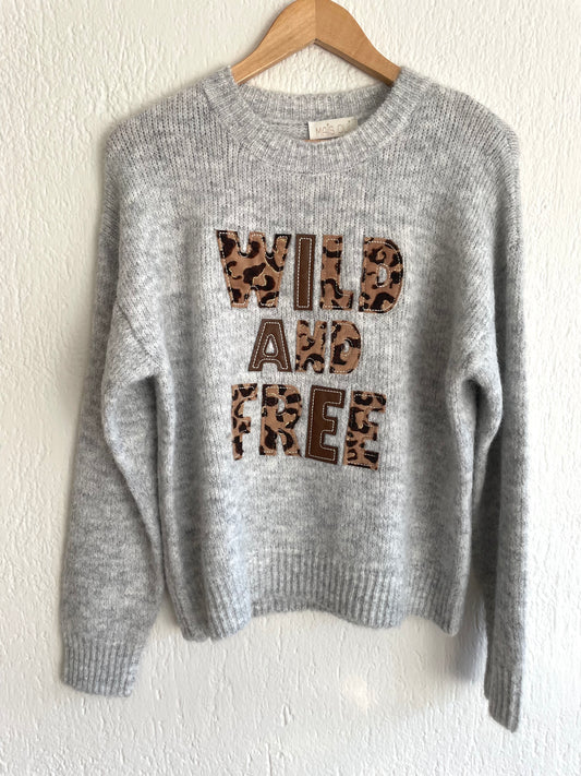 Tricot Wild and Free grey melange