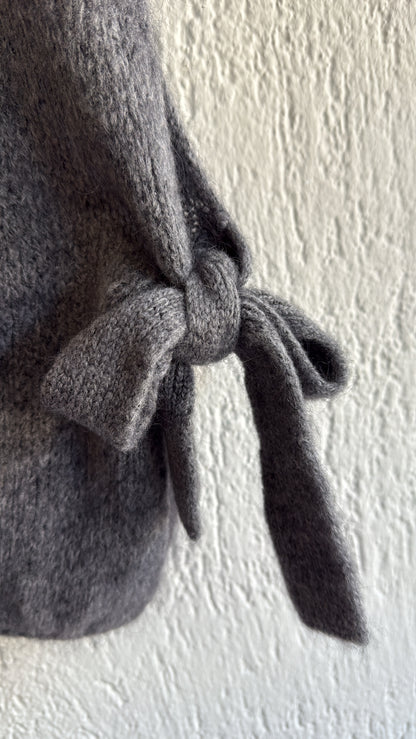 Gilet Paulina dark grey