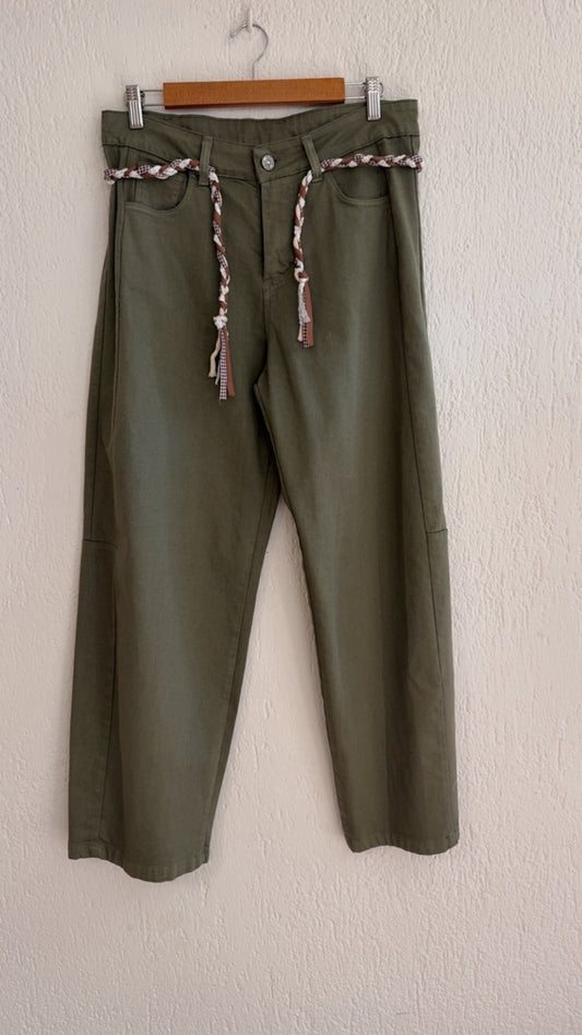 Pantalone Alvin verde miitare