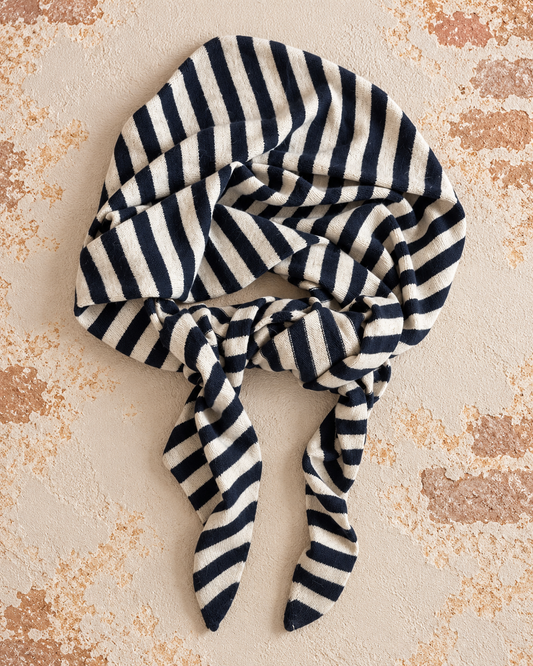 Bavasciarpa striped navy