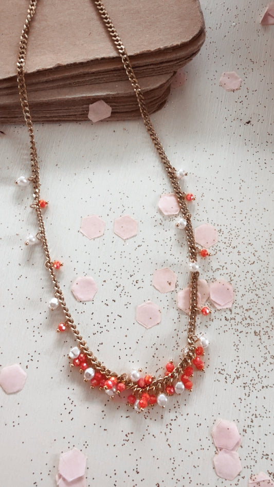 Girocollo Perla orange
