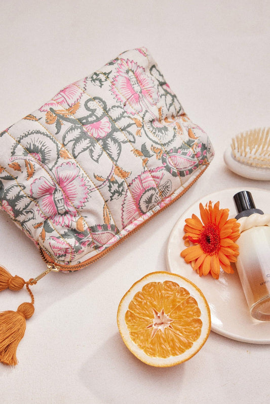 Pochette Teiki cream dolce flowers