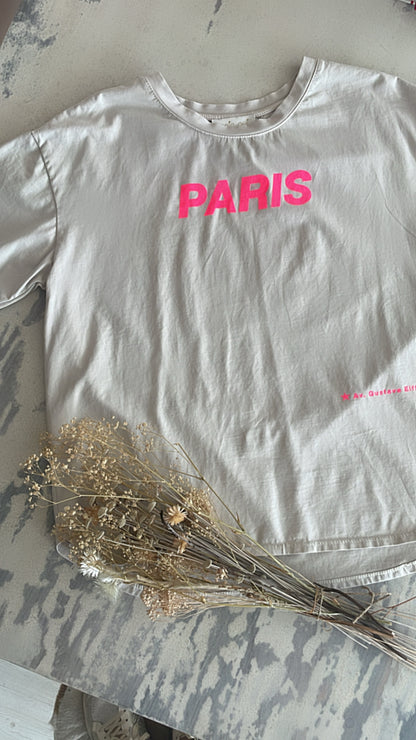 T-shirt Paris gesso