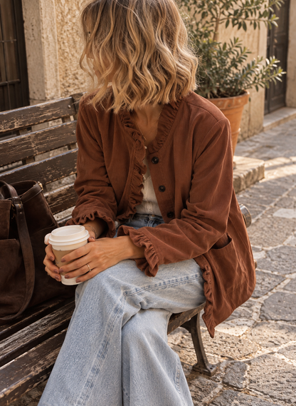 Giacca / camicia Joanna caramel