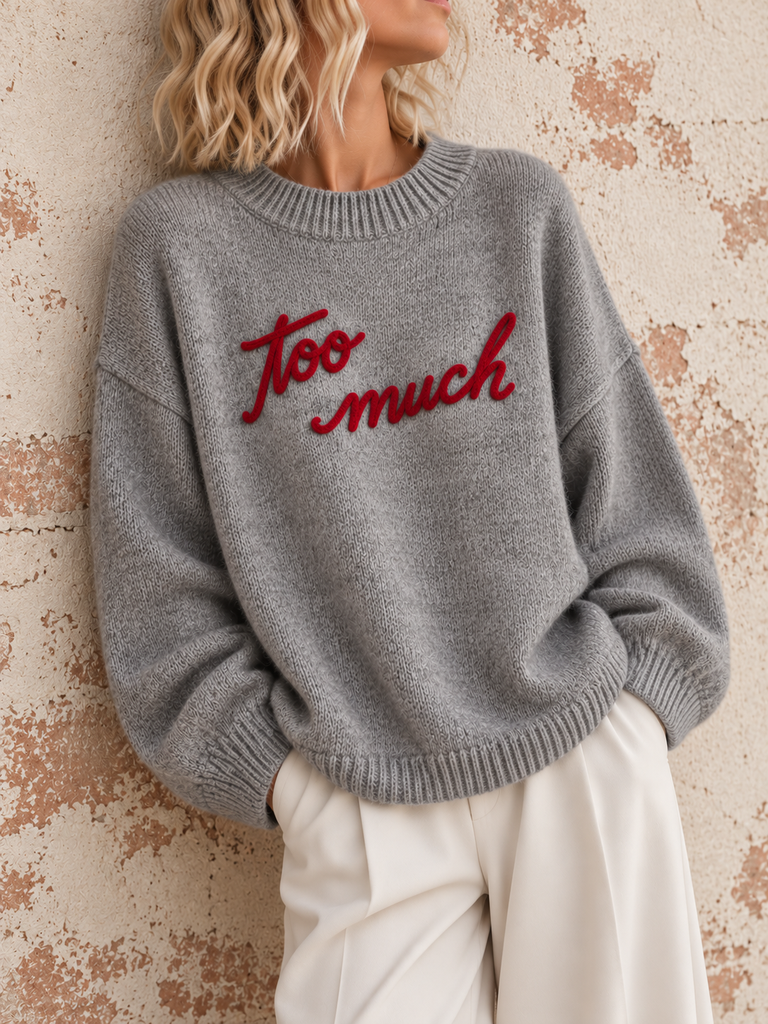 Maglia Too Much grey