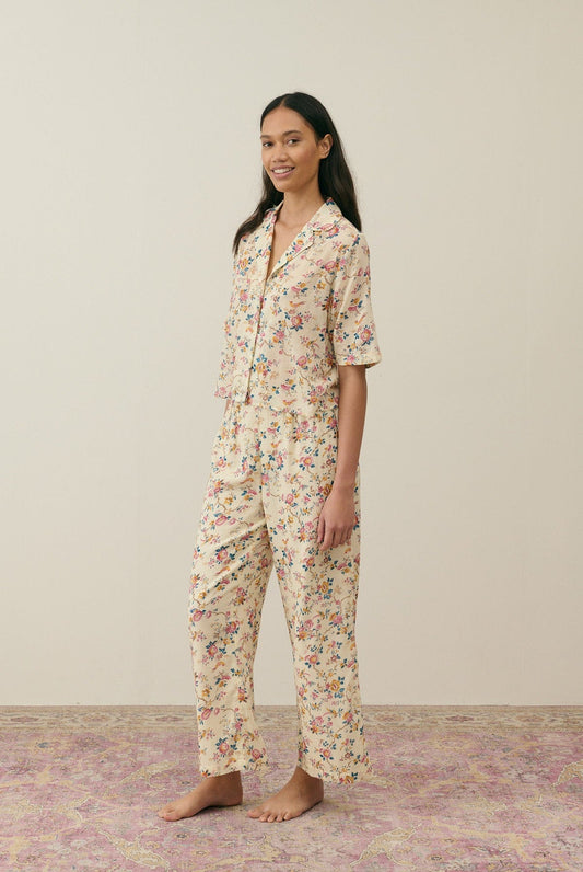 Pigiama Louka cream retro garden