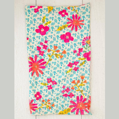 Boho bandeau blue pink Daisies