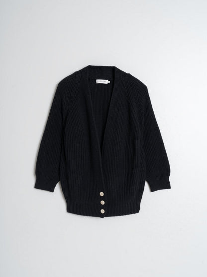 Cardigan a costine