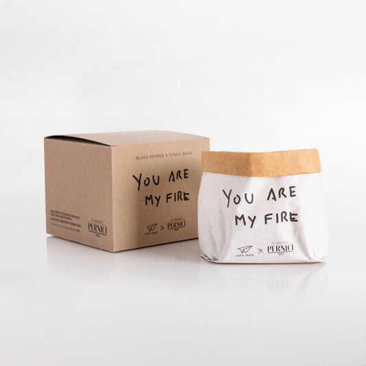 Candela Pensieri Stropicciati: You are my Fire – Black Pepper & Tonka Bean