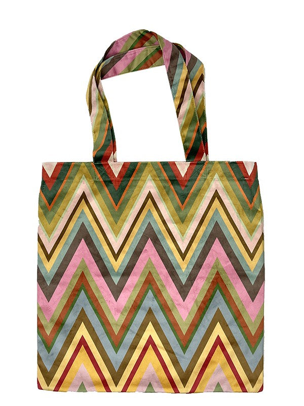 Borsa shopper fantasia geometrica