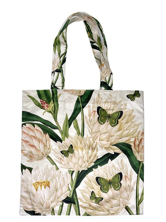 Borsa shopper fantasia farfalle