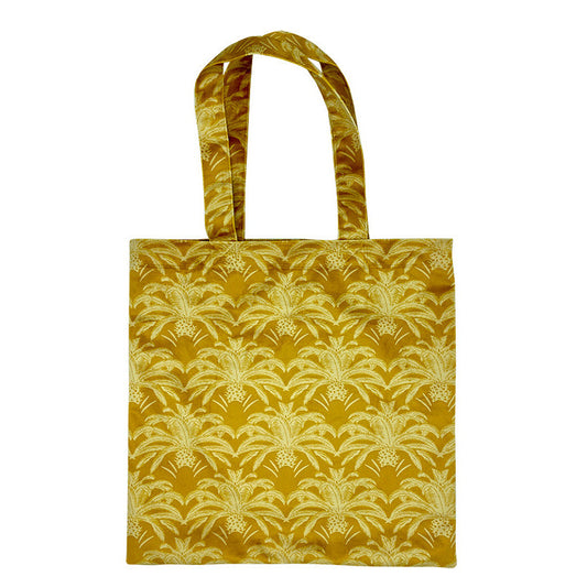 Borsa shopper fantasia Palme Oro
