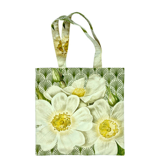Borsa shopper fantasia Magnolia Verde
